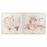 Cadre DKD Home Decor (100 x 4 x 100 cm) (2 Unités) - Article pour la maison à prix grossiste