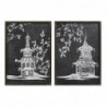 Cadre DKD Home Decor Oriental (50 x 2,8 x 70 cm) (2 Unités) - Article pour la maison à prix grossiste