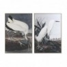 Cadre DKD Home Decor Oiseau Oriental (83 x 4 x 123 cm) (2 Unités) - Article pour la maison à prix grossiste