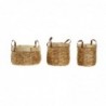 Set de basket DKD Home Decor Bambou Tropical (40 x 40 x 24 cm) - Article pour la maison à prix grossiste Set de basket DKD Home Decor Bambou Tropical (40 x 40 x 24 cm) - Article pour la maison à prix grossiste