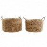 Set de basket DKD Home Decor (51 x 51 x 30 cm) - Article pour la maison à prix de gros
