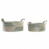 Set de basket DKD Home Decor Tropical (45 x 35 x 18 cm) - Article pour la maison à prix de gros Set de basket DKD Home Decor Tropical (45 x 35 x 18 cm) - Article pour la maison à prix de gros