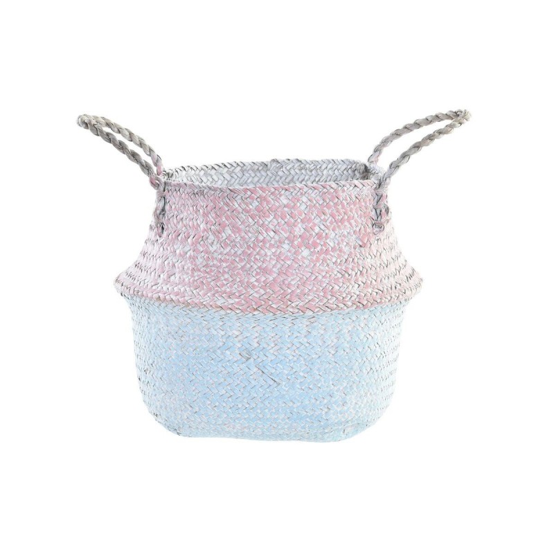Panier DKD Home Decor Fibre méditerranéen (25 x 25 x 25	 cm) - Article pour la maison à prix grossiste