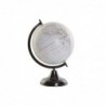 Globe terrestrial DKD Home Decor Rose Metal White PVC (28 x 25 x 33 cm) - Article for the home at wholesale prices