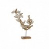 Figurine Décorative DKD Home Decor Beige Fer Oiseaux (49 x 11,5 x 63 cm) - Article pour la maison à prix grossiste