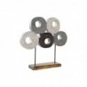 Figurine Décorative DKD Home Decor Multicouleur Fer Cercles (49 x 10 x 47 cm) - Article pour la maison à prix de gros Figurine Décorative DKD Home Decor Multicouleur Fer Cercles (49 x 10 x 47 cm) - Article pour la maison à prix de gros