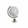 Globe terrestrial DKD Home Decor Silver Gray Aluminum White PVC (27 x 25 x 38 cm) - Article for the home at wholesale prices
