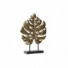 Decorative Figurine DKD Home Decor Black Gold Metal Resin Plant Leaf (25.5 x 6 x 34 cm) - Article for the home at wholesale prices