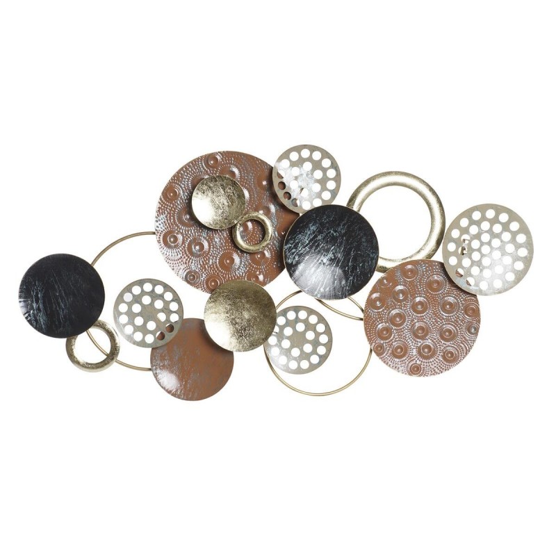 Wall decoration DKD Home Decor Gold Metal Terracotta Circles (119.4 x 6.4 x 59 cm) - Article for the home at wholesale prices