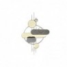 Décoration murale DKD Home Decor Gris Doré Métal PVC Moderne (130 x 5 x 80,6 cm) - Article pour la maison à prix de gros Décoration murale DKD Home Decor Gris Doré Métal PVC Moderne (130 x 5 x 80,6 cm) - Article pour la maison à prix de gros