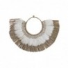Wall decoration DKD Home Decor Brown White Feather Fiber (70 x 3 x 50 cm) - Article for the home at wholesale prices