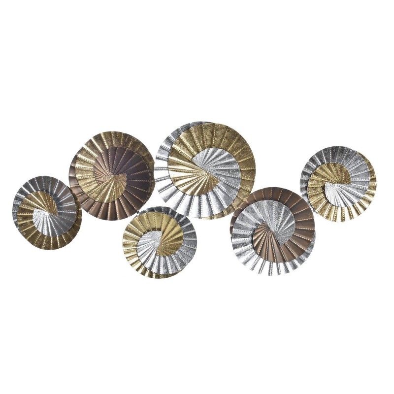 Wall decor DKD Home Decor Metal Multicolor Oriental Spirals (104 x 4.5 x 43 cm) - Article for the home at wholesale prices