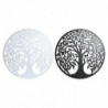 Wall Decoration DKD Home Decor Black Tree Metal White Traditional (98 x 1 x 98 cm) (100 x 1 x 100 cm) (2 Units) - Article for the home at wholesale prices