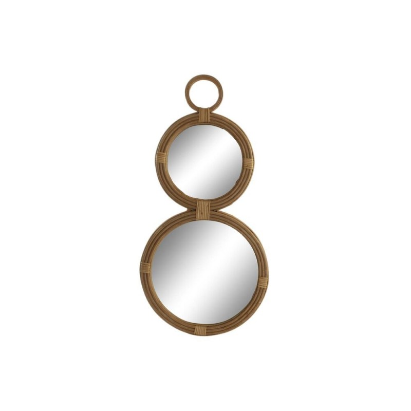 Miroir mural DKD Home Decor Miroir Marron Rotin (41 x 2 x 83 cm) - Article pour la maison à prix grossiste