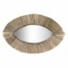 Wall mirror DKD Home Decor Verre Naturel Jute (54 x 3 x 34 cm) - Article for the home at wholesale prices