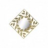 Miroir mural DKD Home Decor Miroir Doré Métal Laurel (120 x 2,5 x 120 cm) - Article pour la maison à prix grossiste Miroir mural DKD Home Decor Miroir Doré Métal Laurel (120 x 2,5 x 120 cm) - Article pour la maison à prix grossiste