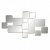 Wall mirror DKD Home Decor Doré Métal (97.5 x 2.5 x 56 cm) - Article for the home at wholesale prices
