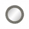Wall mirror DKD Home Decor Glass Grey wicker Cottage (63 x 5 x 63 cm) - Article for the home at wholesale prices