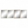 Miroir mural DKD Home Decor Verre Gris Marron Blanc PS Traditionnel 4 Unités (56 x 2 x 76 cm) - Article pour la maison à prix de gros Miroir mural DKD Home Decor Verre Gris Marron Blanc PS Traditionnel 4 Unités (56 x 2 x 76 cm) - Article pour la maison à prix de gros