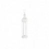 Lanterne DKD Home Decor Verre Métal Blanc (20 x 17 x 55 cm) - Article pour la maison à prix grossiste