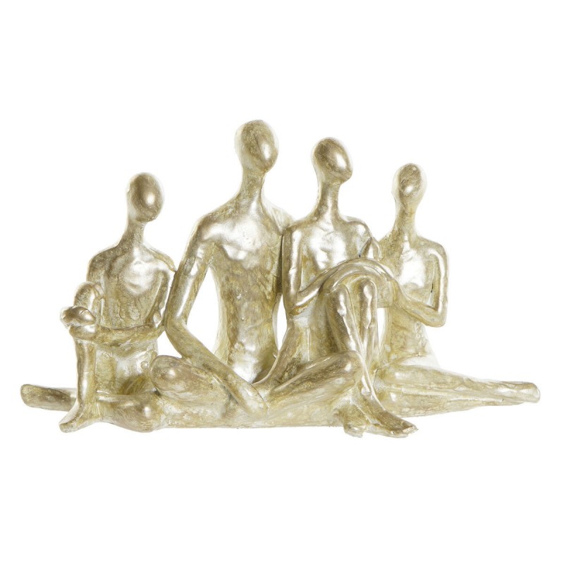 Decorative Figurine DKD Home Decor Gilded Resin Modern Family (21 x 8 x 12 cm) - Article for the home at wholesale prices
