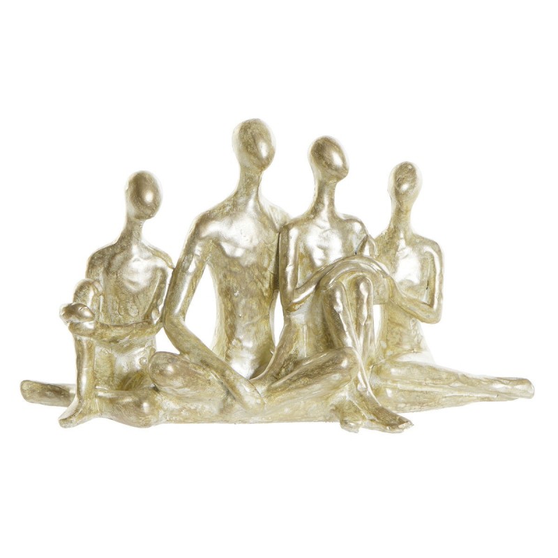 Figurine Décorative DKD Home Decor Doré Résine Moderne Famille (21 x 8 x 12 cm) - Article pour la maison à prix de gros
