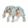 Figurine Décorative DKD Home Decor Eléphant Résine Multicouleur (37,5 x 17,5 x 26 cm) - Article pour la maison à prix de gros