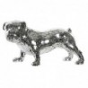 Figurine Décorative DKD Home Decor Anglais Argenté Bulldog Résine Moderne (45,5 x 21,5 x 25 cm) - Article pour la maison à prix de gros