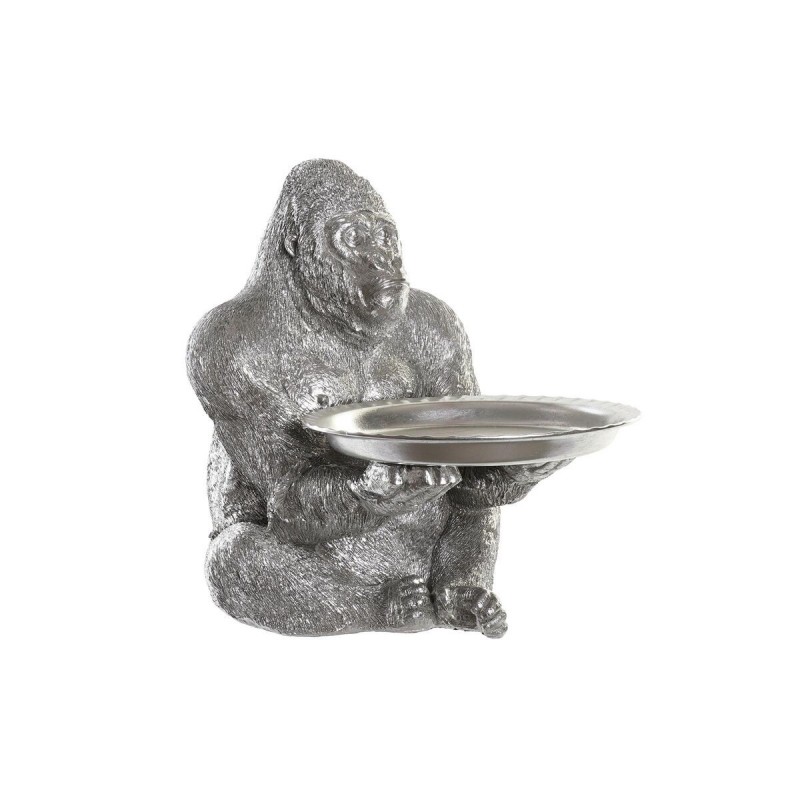 Figurine Décorative DKD Home Decor Argenté Résine Gorille (38 x 55 x 52 cm) - Article pour la maison à prix de gros