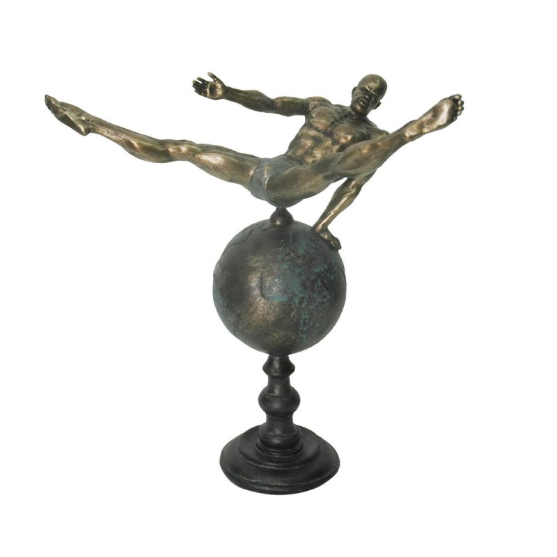 Figurine Décorative DKD Home Decor Monde Doré Résine Gymnaste Moderne (29 x 16 x 33 cm) - Article pour la maison à prix de gros