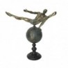 Decorative Figurine DKD Home Decor World Gold Resin Modern Gymnast (29 x 16 x 33 cm) - Article for the home at wholesale prices