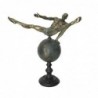 Figurine Décorative DKD Home Decor Monde Doré Résine Gymnaste Moderne (29 x 16 x 33 cm) - Article pour la maison à prix de gros Figurine Décorative DKD Home Decor Monde Doré Résine Gymnaste Moderne (29 x 16 x 33 cm) - Article pour la maison à prix de gros