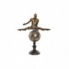 Decorative Figurine DKD Home Decor Gold Resin Modern Gymnast (36 x 19 x 46 cm) - Article for the home at wholesale prices