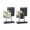 Figurine Décorative DKD Home Decor Noir Doré Buda MDF Résine (22,5 x 8 x 30,7 cm) (2 Unités) - Article pour la maison à prix grossiste Figurine Décorative DKD Home Decor Noir Doré Buda MDF Résine (22,5 x 8 x 30,7 cm) (2 Unités) - Article pour la maison à prix grossiste