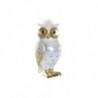Decorative Figurine DKD Home Decor Owl Golden White Traditional Resin (9 x 9 x 17 cm) - Article for the home at wholesale prices