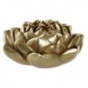 Decorative Figurine DKD Home Decor Flower Gold Resin (18 x 18.5 x 7.2 cm) - Article for the home at wholesale prices