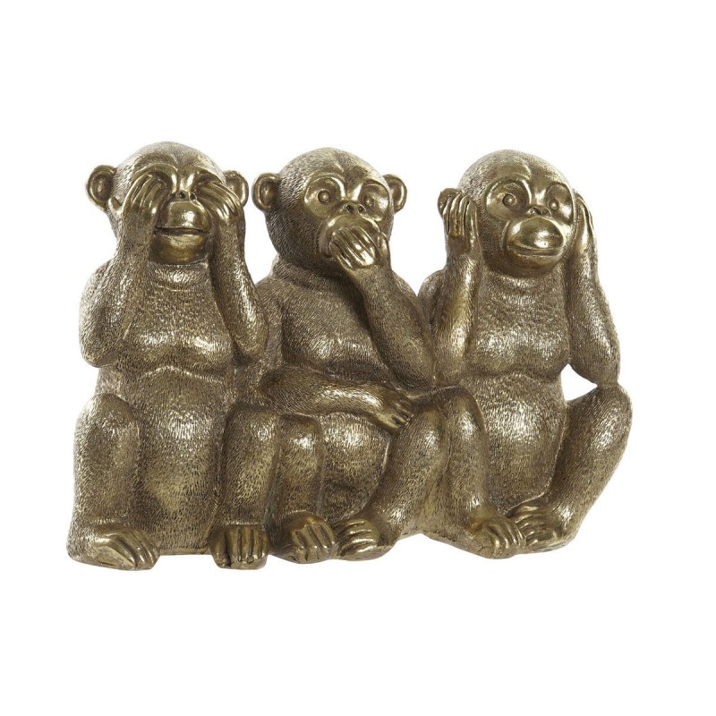 DKD Home Decor Figurine Gold Resin (28.5 x 11 x 19.6 cm) - Article for the home at wholesale prices