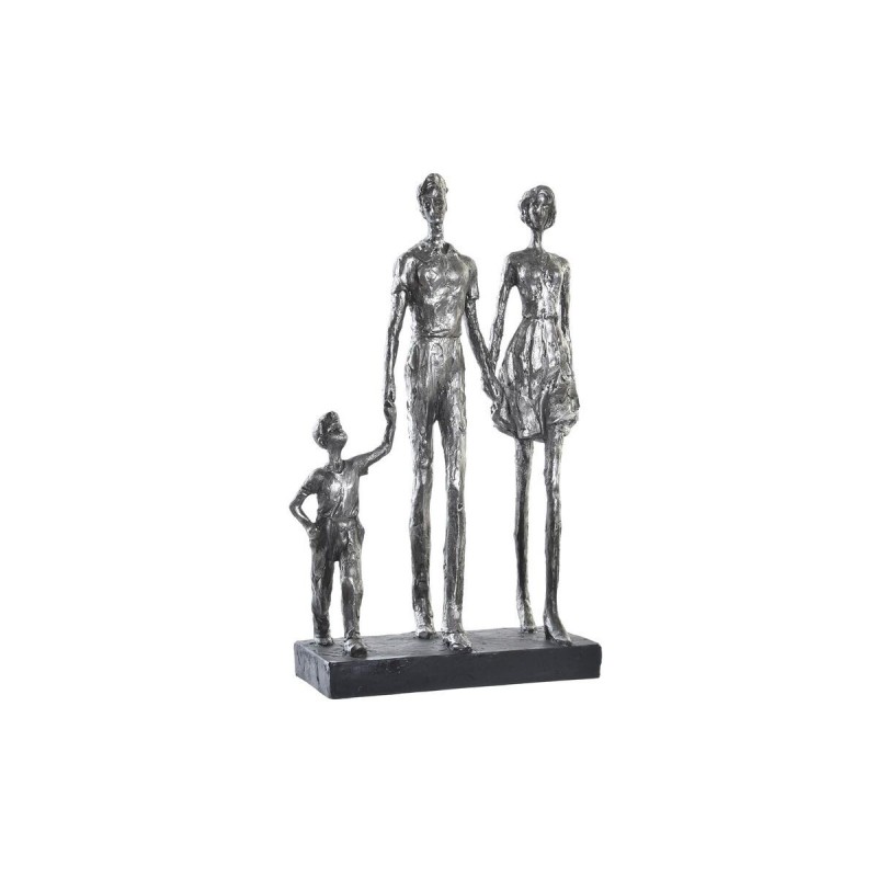 Figurine Décorative DKD Home Decor Argenté Noir Résine Moderne Famille (26 x 11,5 x 41,5 cm) à prix de gros - Article pour la maison à prix grossiste