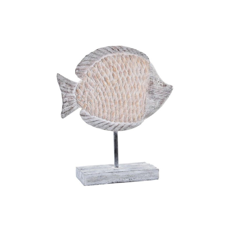 Decorative Figurine DKD Home Decor Natural Grey Resin Mediterranean Fish (27.4 x 9 x 32 cm) - Article for the home at wholesale prices