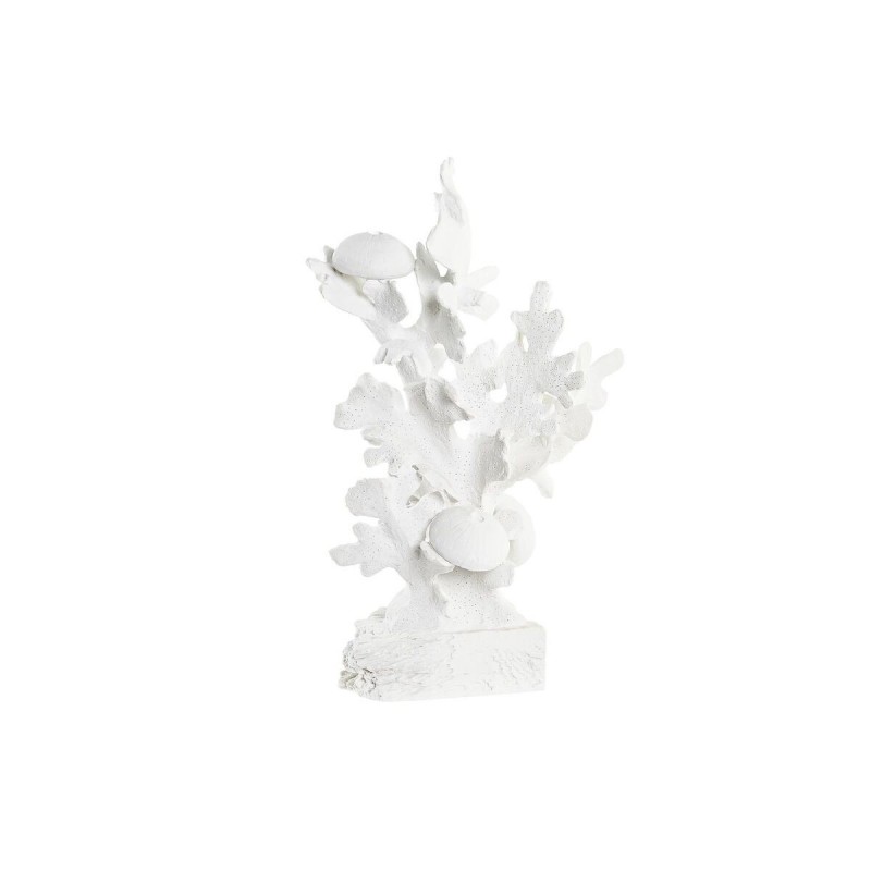 Figurine Décorative DKD Home Decor Corail Blanc Résine méditerranéen (28,5 x 16,5 x 42,4 cm) - Article pour la maison à prix grossiste