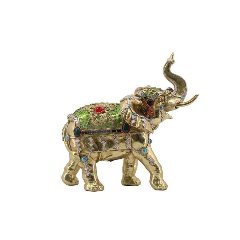 Decorative Figurine DKD Home Decor Elephant Modern Resin (24 x 12 x 23.5 cm) - Article for the home at wholesale prices