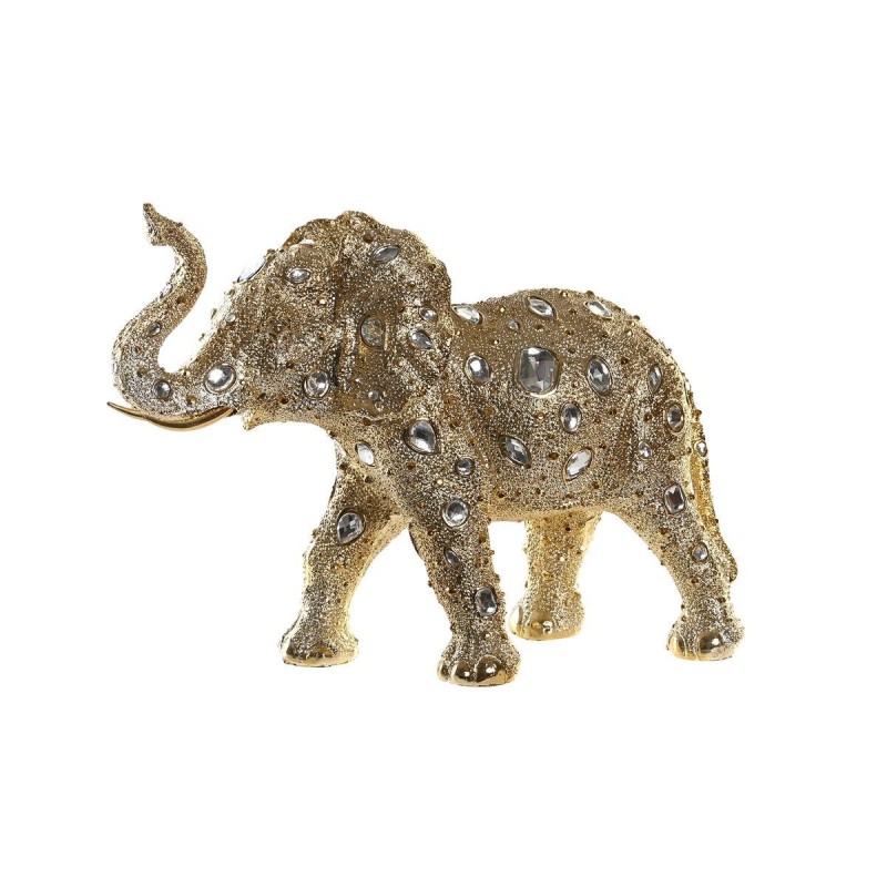 Decorative Figurine DKD Home Decor Elephant Modern Resin (36 x 14 x 26.5 cm) - Article for the home at wholesale prices