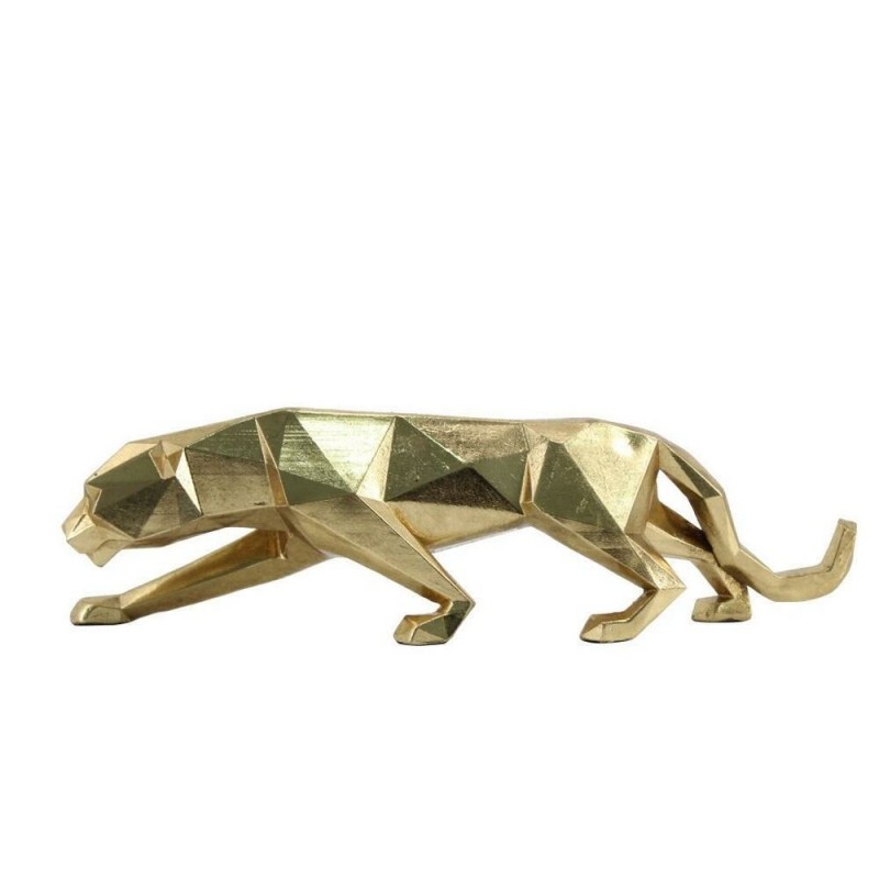 Decorative Figurine DKD Home Decor Leopard Resin (35.5 x 8 x 10 cm) - Article for the home at wholesale prices
