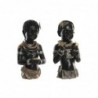 DKD Home Decor African Colonial Resin Figure (20.5 x 18 x 35 cm) (2 Units) - Article for the home at wholesale prices