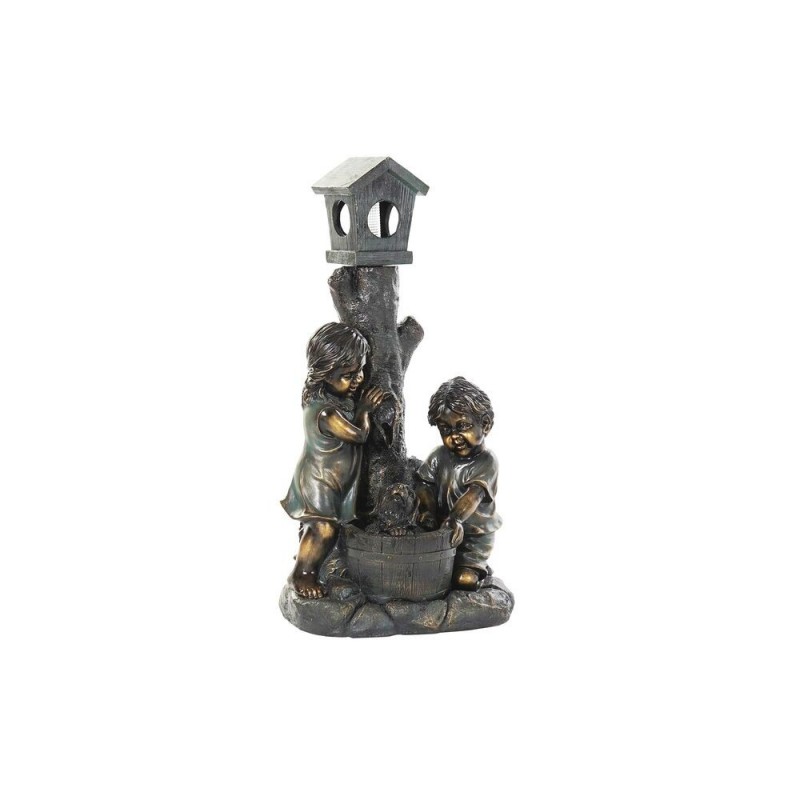 Fontaine de jardin DKD Home Decor Bronze Résine Enfant (45 cm) - Article pour la maison à prix de gros