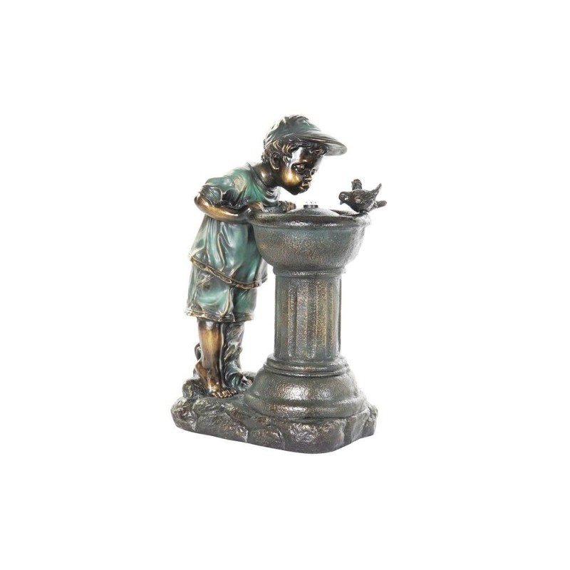 DKD Home Decor Bronze Resin Children's garden fountain (40 cm) - Article for the home at wholesale prices