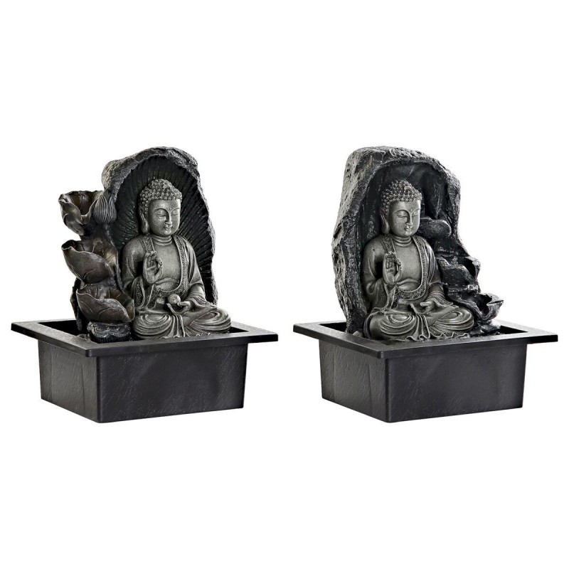 Garden fountain DKD Home Decor Buda Résine Oriental (21 x 17.5 x 25 cm) (2 Units) - Article for the home at wholesale prices