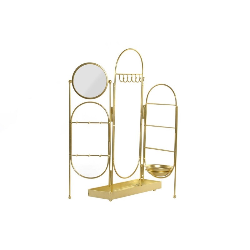 DKD Home Decor Metal Mirror Jewelry Rack (45 x 10.5 x 51.5 cm) (46 x 10.5 x 51.5 cm) - Article for the home at wholesale prices