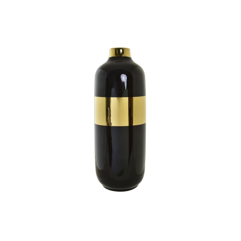 Vase DKD Home Decor Porcelaine Doré Bicolore Moderne (16 x 16 x 41 cm) à prix grossiste - Article pour la maison à prix de gros
