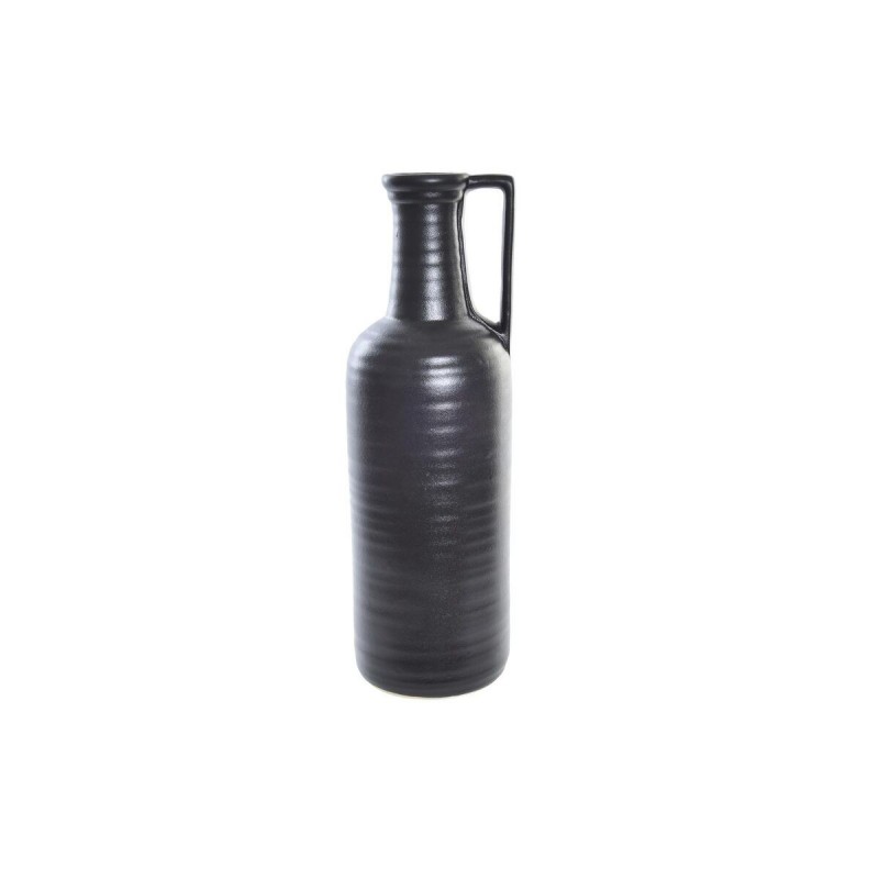 Vase DKD Home Decor Porcelaine Noir Moderne (13 x 13 x 40 cm) - Article pour la maison à prix de gros